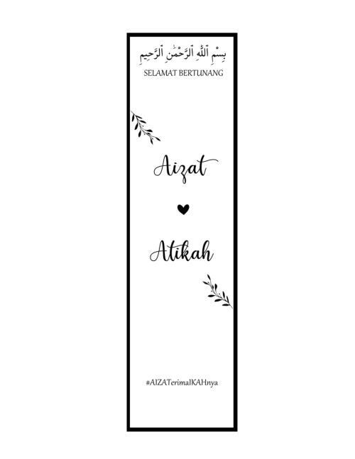 Sticker Welcome Mirror/Board 50cm
