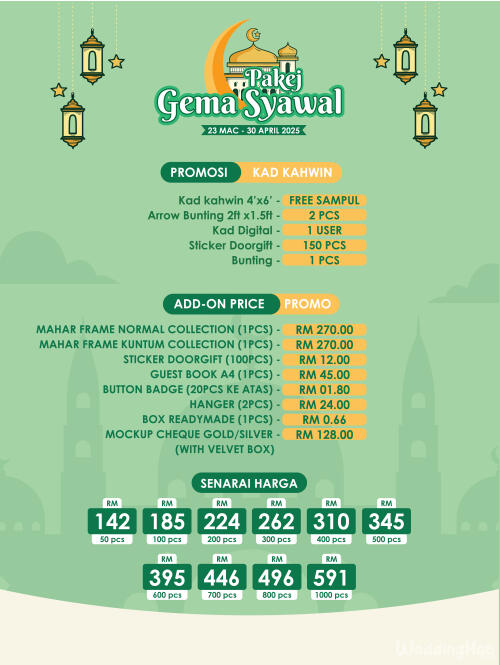 gambar pakej Doorgift & Cenderahati