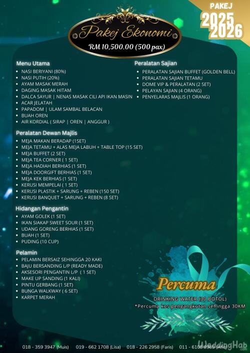 gambar pakej Perkahwinan Lengkap