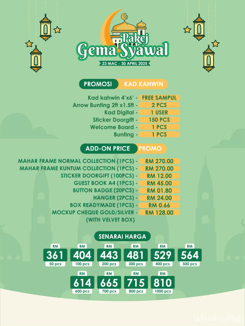 gambar pakej Doorgift & Cenderahati